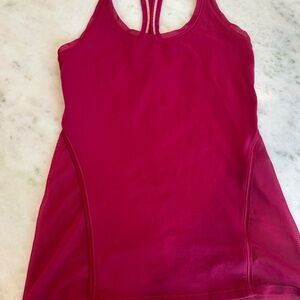 lululemon athletica Magenta Racerback Tank